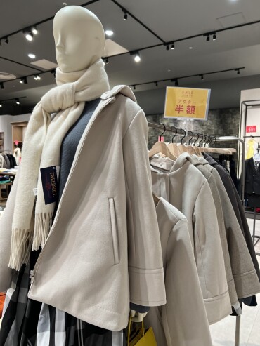 ☆ショートコート半額になりました！！☆