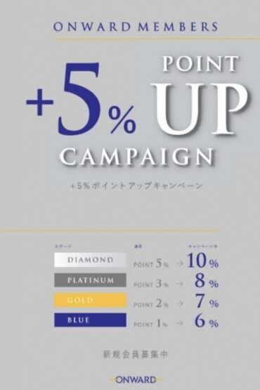 あと3日！★オンワード★+5%ポイントアップキャンペーン