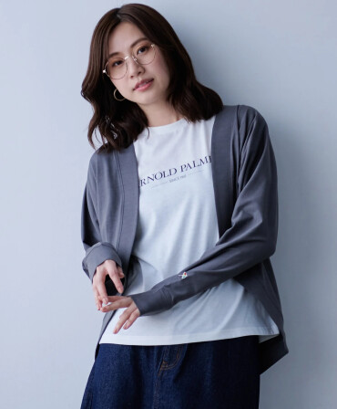 【 AirFlex天竺 ボレロカーディガン 】