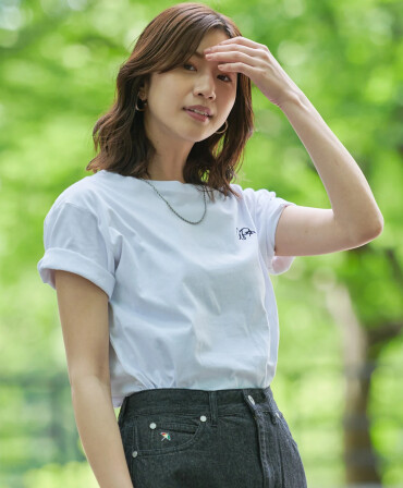【 バックロゴ グラフィック シェアＴシャツ 】