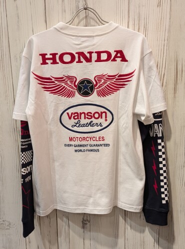 【VANSON × HONDA】新作入荷！！