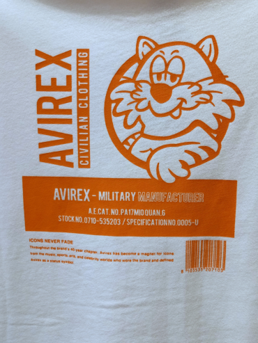 【AVIREX】WOMEN トムキャットTシャツ