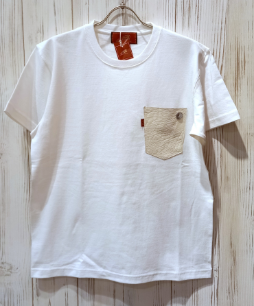 【Indian】レザーポケット Tシャツ
