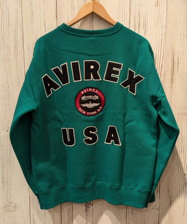 【AVIREX】VARSITY LOGO SWEAT
