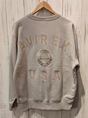【AVIREX】VARSITY LOGO  SWEAT
