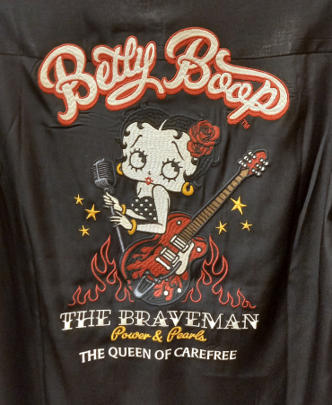 【THE BRAVE-MAN】BETTYオープンカラーシャツ 