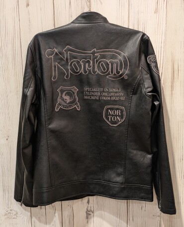 【Norton】フェイクレザージャケット