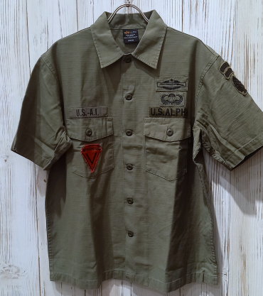 【ALPHA INDUSTRIES】ワークシャツ
