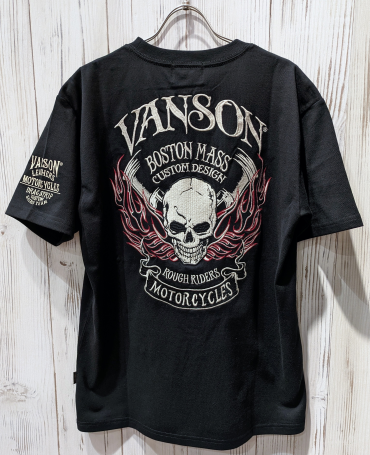 【VANSON】スカル Tシャツ