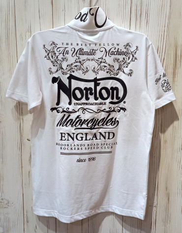【Norton】バック刺繍 ポロシャツ