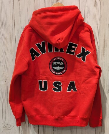 【AVIREX】VARSITY LOGO PARKA