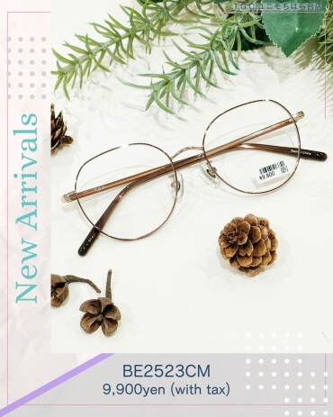 レンズ大きめ！トレンド感のあるレンズ大きめのメタル