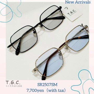 毎年人気の既製品サングラス！今年の流行！メタルの多角形！T.G.C.のサングラスは紫外線99%カット！