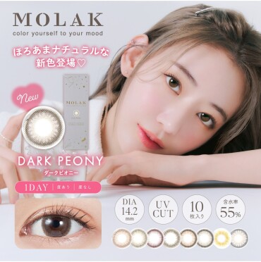 MOLAK(モラク)1dayから新色のダークピオニー入荷のお知らせ