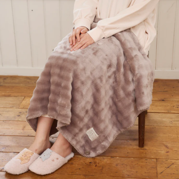 ふくふくにゃんこ とろけるぽこぽこブランケットＭ