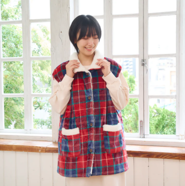 フランネルあったかベスト