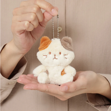 ふくふくにゃんこ ブラウンおでかけマスコット