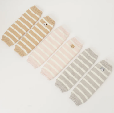 ふくふくにゃんこ 裏ボア刺繍レッグウォーマー