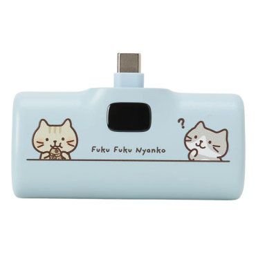 ふくふくにゃんこ タイプＣモバイルバッテリー