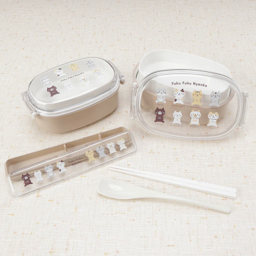 ふくふくにゃんこ ちょこんとランチボックス