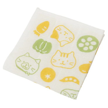 【NEW】ふくふくにゃんこ かやふきん