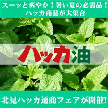 暑い季節にピッタリ！北見ハッカ通商の商品が勢ぞろい！