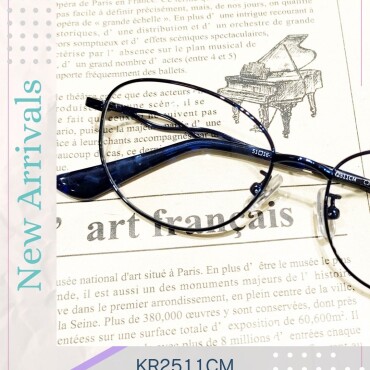 人気なオーバルフレーム。スッキリした見た目が特に人気のメタル。