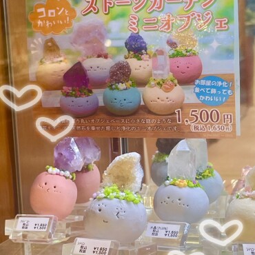 ストーンガーデンミニオブジェ🪴✨