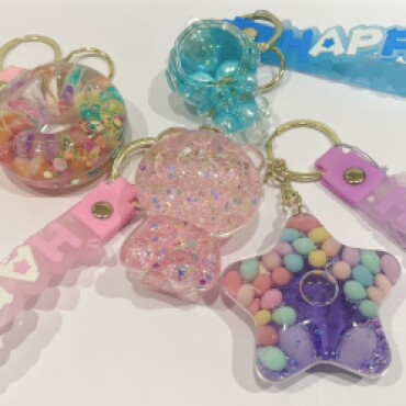 オイル入りキーホルダー🧸💞