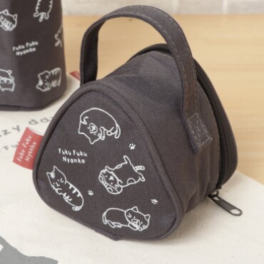 ふくふくにゃんこ ごろにゃん保冷おにぎりポーチ