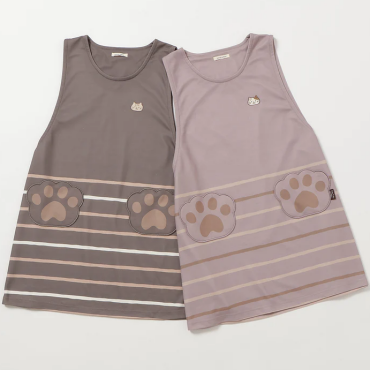 ふくふくにゃんこ 肉球ポケットエプロン