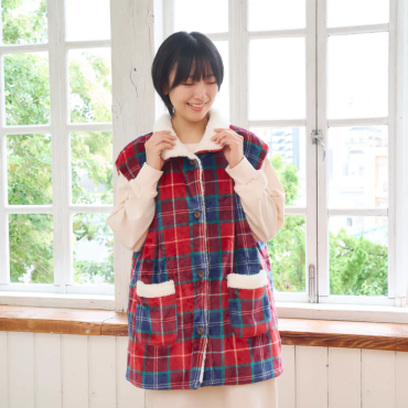 フランネルあったかベスト