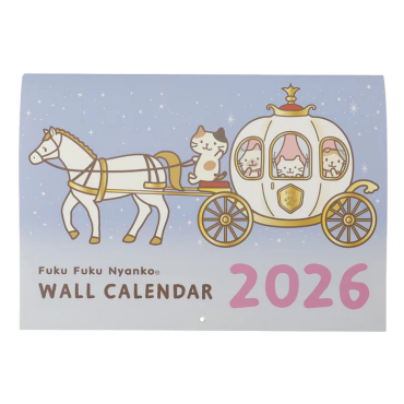 再入荷！ふくふくにゃんこ 2026年壁掛けカレンダー
