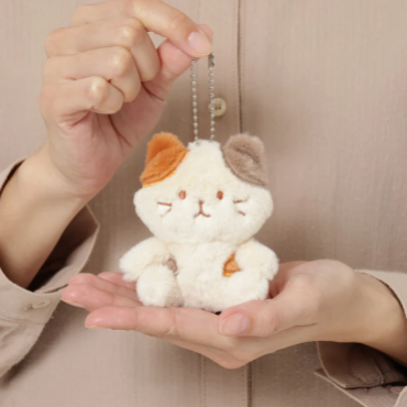 ふくふくにゃんこ ブラウンおでかけマスコット