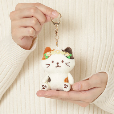 ふくふくにゃんこ フラワーおでかけマスコット