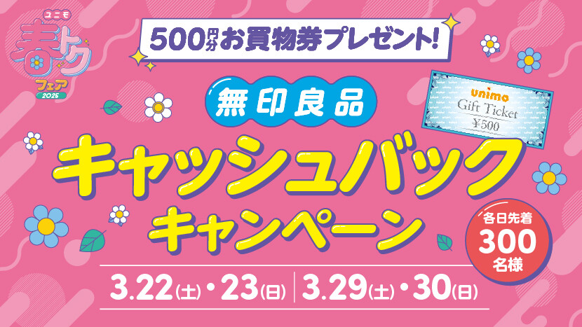 キャッシュバックキャンペーン