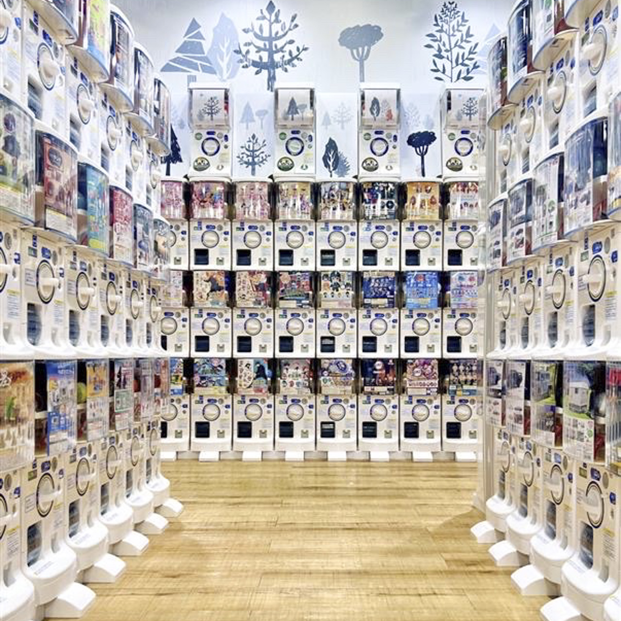 ガチャガチャの森