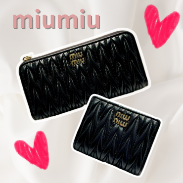 【miumiu】マテラッセお財布入荷しました！