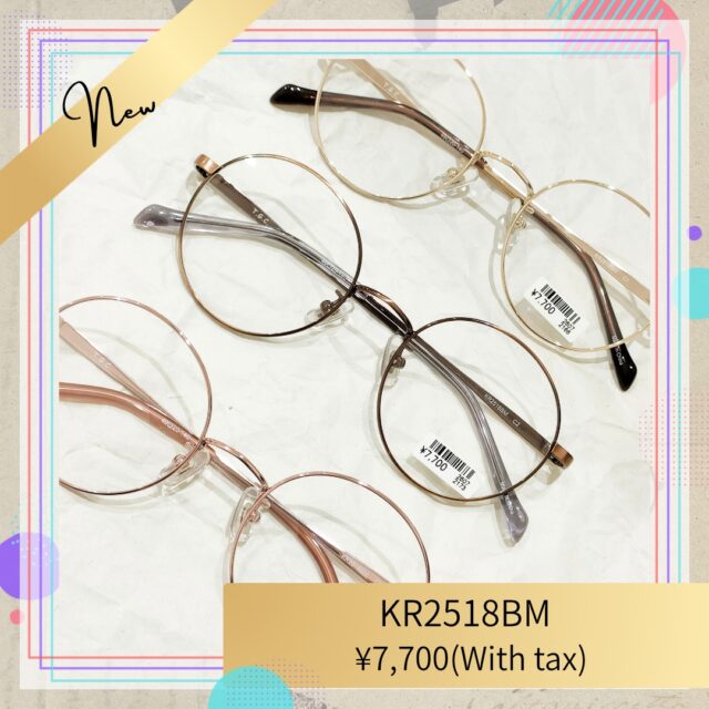 シンプルなメタルフレーム