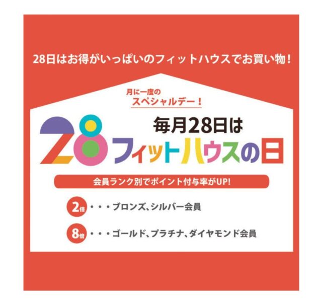 28日はフィットハウスの日！と新生活応援クーポンでお得がW