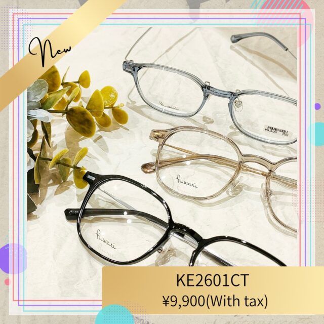 定番のウェリントンにトレンドの多角形のシャープさがオシャレな印象に fuwari