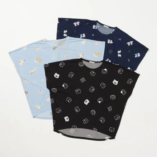 ふくふくにゃんこ ひんにゃりＴシャツ