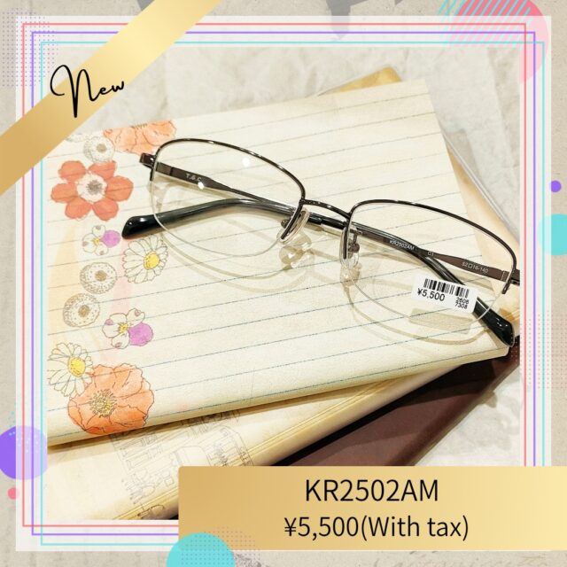 リーズナブルなメタルのハーフリム(ナイロール)