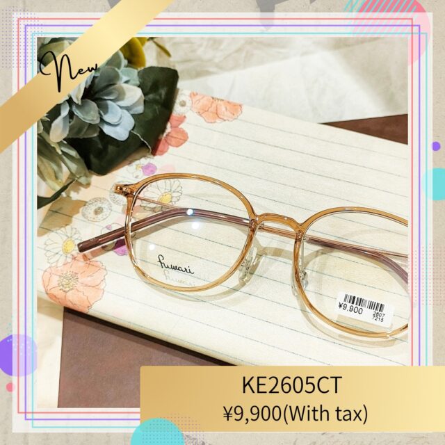 人気の透け感フレーム入荷しました！　Fuwari