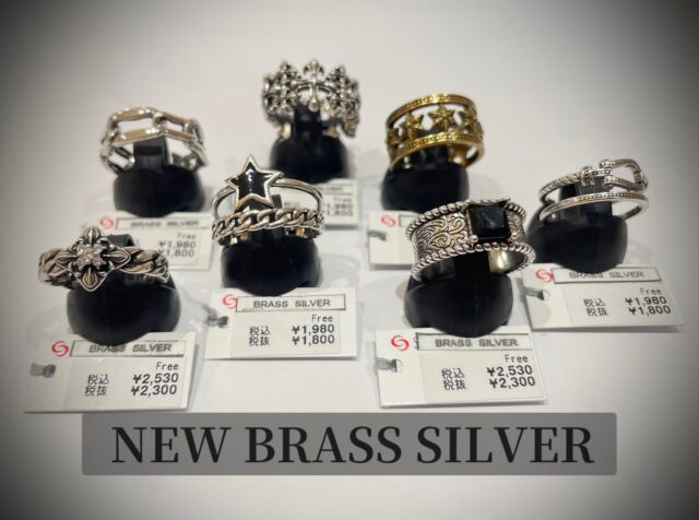 ✨BRASS SILVER 新作入荷✨