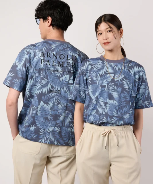 【 シェア　リゾート柄　Tシャツ 】
