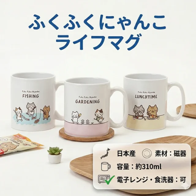 ふくふくにゃんこ ふくにゃんライフ２ マグ