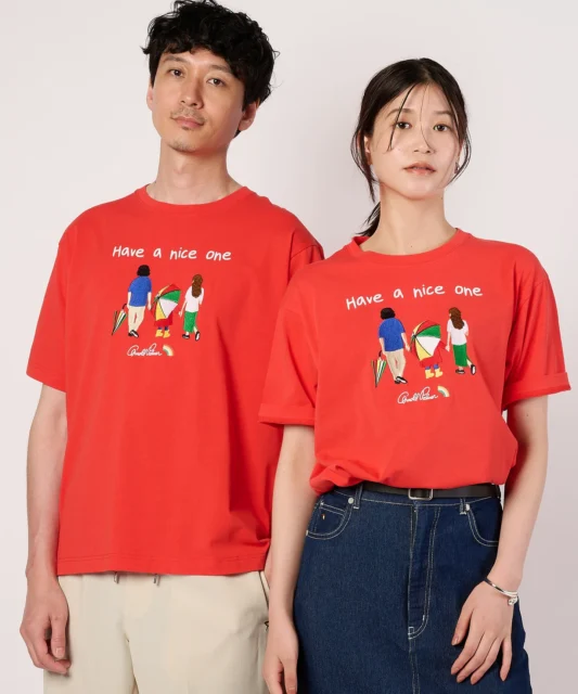 【 シェア　アート柄グラフィックTシャツ 】