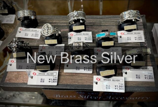 ✨Brass silver 新作入荷✨