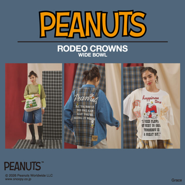 PEANUTSコラボ発売！